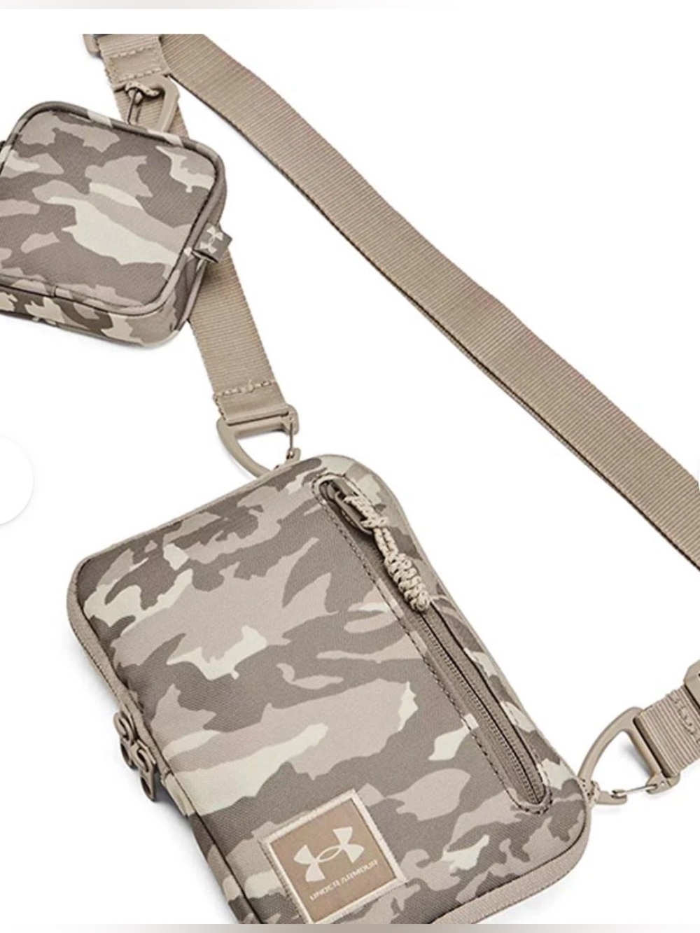 Under Armour Tan Camo Sling Belt Bag